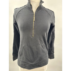 Women's Lilly Pulitzer Top XS Black long sleeve Skipper pullover